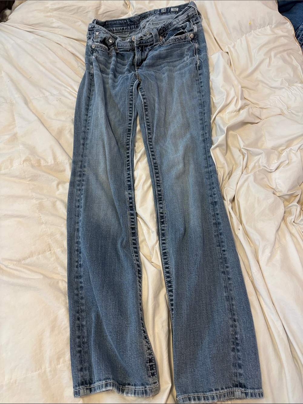 Miss Me Light Blue Flared Jeans